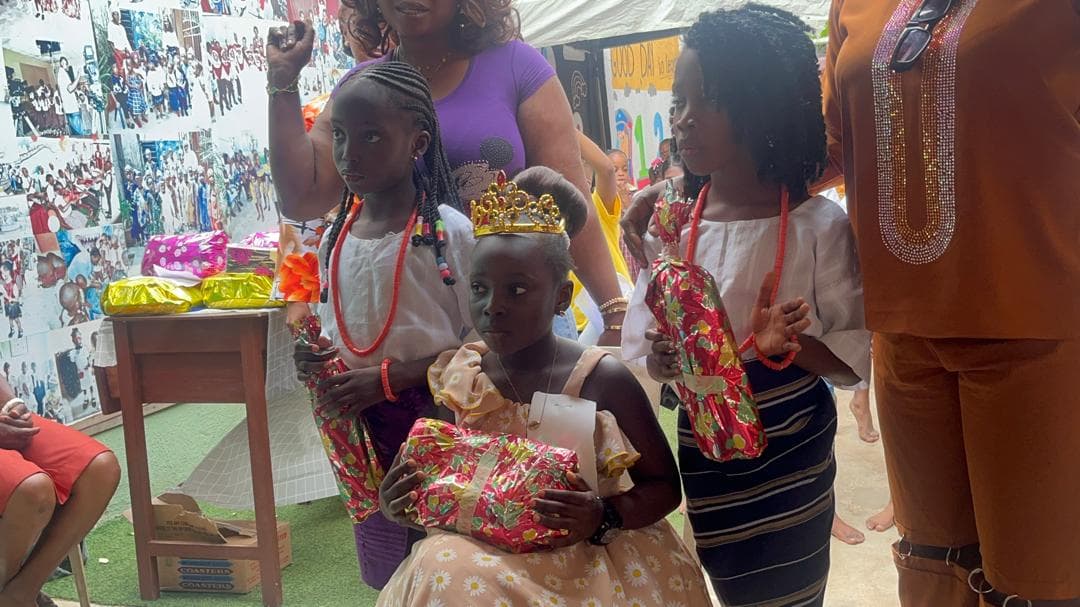 Award ceremony at Headstone Montessori School