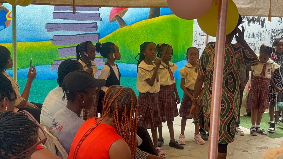 Students celebrating graduation day